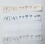 Clue Collection Nail Decals